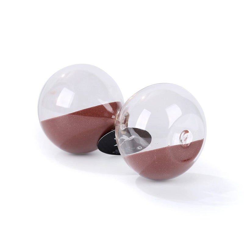 SWISSELITE Puff Sand Timer, Hourglass Sand Timers, Inspired Glass for Home, Desk, Office Decor - Image 2